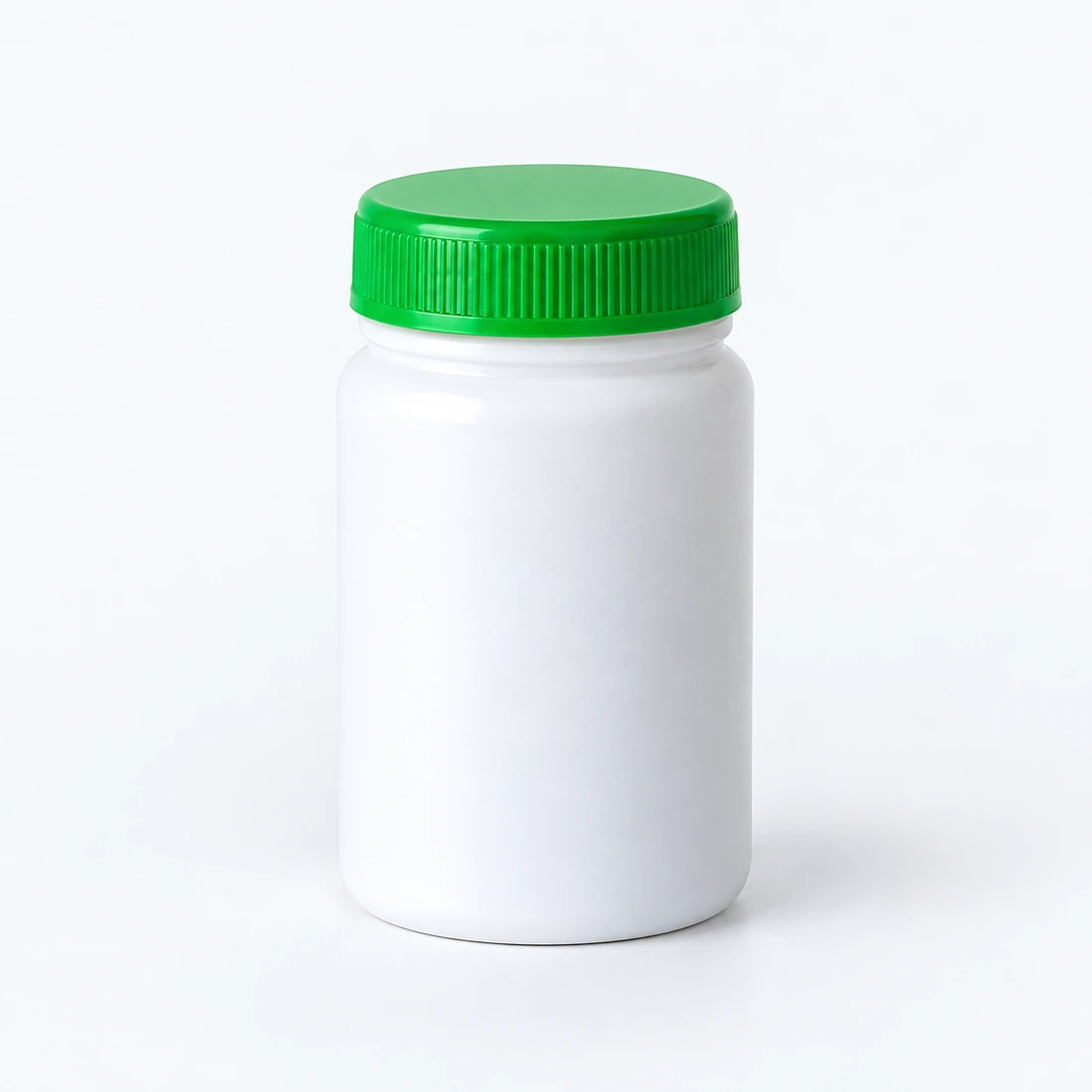 HDPE jar · 200 ml / Green screw cap